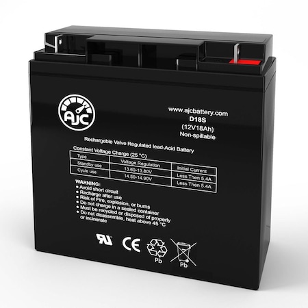 Xantrex Technology Statpower Xpower 400 Plus 12V 18Ah Jump Starter Replacement Battery -  BSC PREFERRED, AJC-D18S-R-1-143781